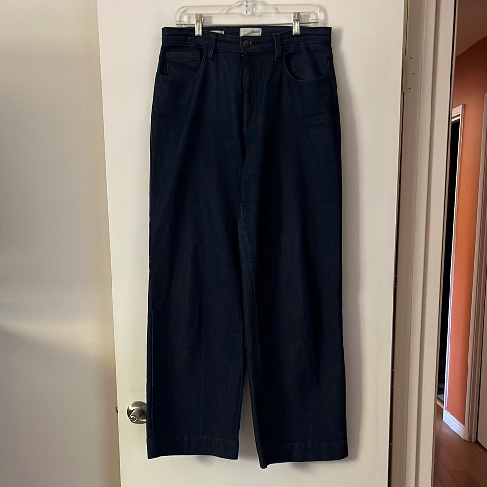 Universal Thread Women's Blue High Rise Wide Leg Jeans, like new! - Picture 4 of 9